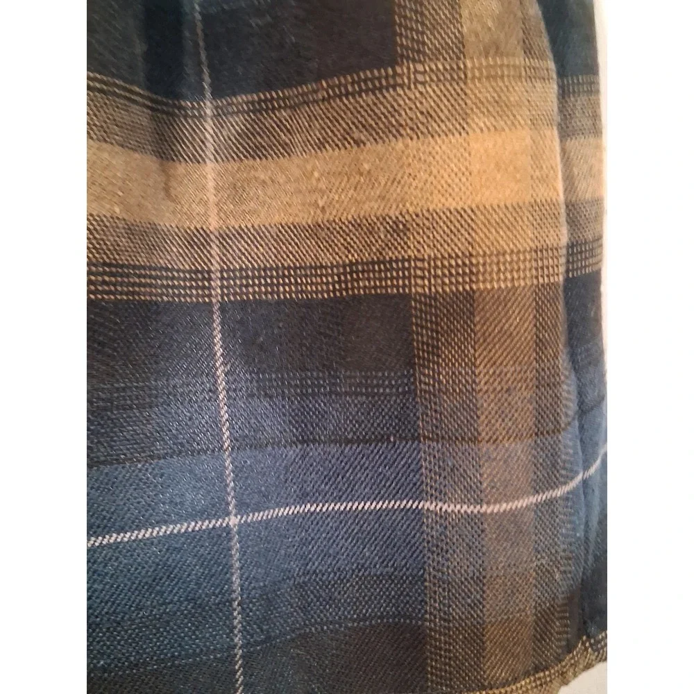 Dickies Size 9 Brown Plaid Pleated Mini Skirt Academic Grunge‎ Schoolgirl Style
